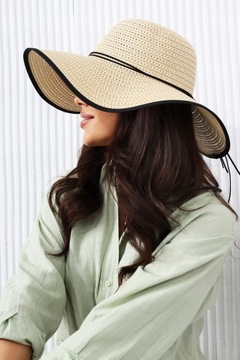 ЛЕТНЯЯ ПЛЯЖНАЯ СОЛОМНАЯ ШЛЯПА БОЛЬШАЯ УДОБНАЯ ЖЕНСКАЯ ЖЕНСКАЯ МОДА 2343