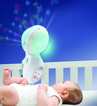 Электронная карусель B-Kids с проектором и лампой 3 в 1, синяя