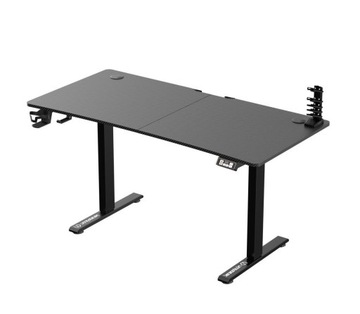 Biurko Ultradesk LEVEL V2 bez podkładki (czarny)