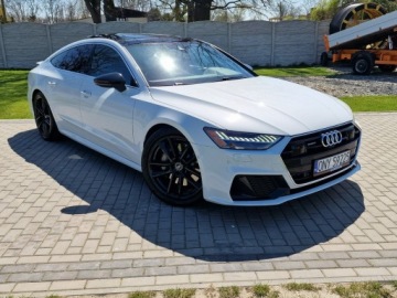 Audi A7 C8 Sportback 3.0 55 TFSI 340KM 2021 Audi A7 Sportback 3.0tfsi 340KM Mod.2022 Biała, zdjęcie 36