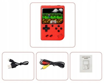 MINI KONSOLA PRZENOŚNA GRA TELEWIZYJNA RETRO 400 GIER TV LCD