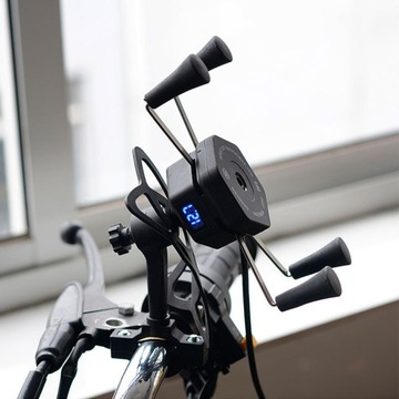 INDUKCYJNY UCHWYT NA TELEFON QI QC + WOLTOMIERZ