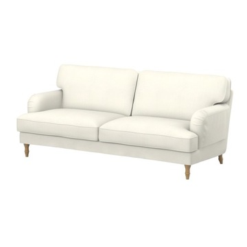 STOCKSUND Pokrycie sofy 3-os, Velvet Creme