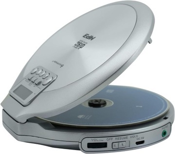 Discman odtwarzacz CD/MP3 audiobook X-Bass