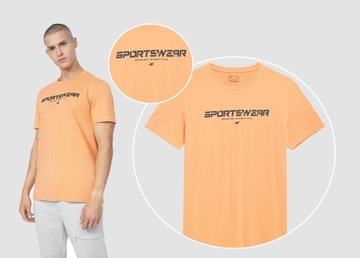 4F KOSZULKA MĘSKA BAWEŁNIANA T-SHIRT SPORTOWY