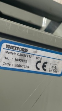 КАССЕТА WC THETFORD C3R JAMES COOK MERCEDES SPRINTER W901 901