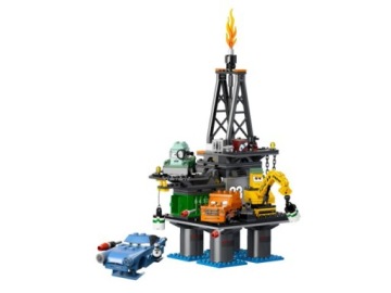 LEGO 9486 CARS Втеча з платформи бурової