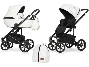 Wózek 2w1 dziecięcy OZON Riko Basic SIEDZISKO TYŁEM PRZODEM + TORBA FOLIA