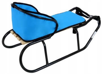 POLSKIE SANKI + OPARCIE + MATERAC + PASY SANKI DLA DZIECKA czarne