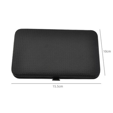 Мужской маникюрный набор, кусачки для ногтей, ножницы, ящик для инструментов, 16 предметов + футляр.