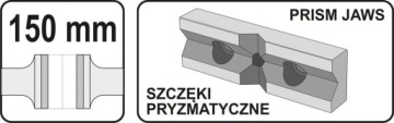 ТИСКИ ДЛЯ МОДЕЛИРОВАНИЯ СВЕРЛ 150мм Yato