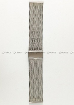Stalowa bransoleta MESH STEEL do zegarka - Diloy CMMESHEP-24-Silver - 24 mm