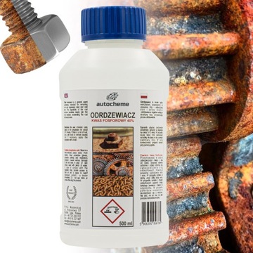 УДАЛЕНИЕ РОЖЖИ КИСЛОТНЫЙ ФОСФОРНЫЙ ПЕНЕТРАТОР НЕЙТРАЛИЗАТОР Ржавчины ПОД ФУНДАМЕНТ 500МЛ