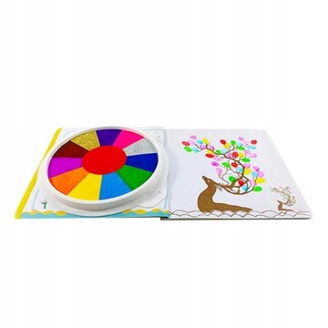 FARBY DO MALOWANIA PALCAMI 12 KOL COLORPEPS