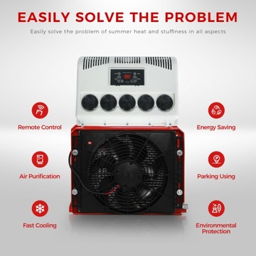 Sunster 12V Parking Кондиционер для автобуса, трактора, камеры