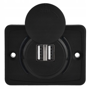 GNIAZDO SAMOCHODOWE ŁADOWARKA USB 3,1A 12V 24V