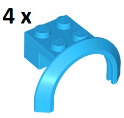 LEGO Dark Azure 4x2 1/2x1 2/3 Błotnik 50745 4szt