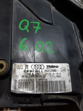 AUDI Q7 4L SVĚTLO PRAVÁ PŘEDNÍ XENON 4L0941004A