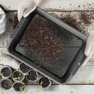 САДОВОЕ СИТО для просеивания компоста, песка, почвы, С РЕГУЛИРУЕМОЙ СЕТКОЙ