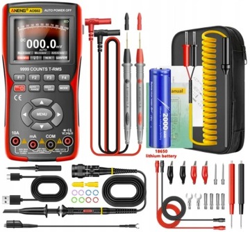 Miernik Multimetr cyfrowy OSCYLOSKOP 2w1 ANENG AOS02 PRO BATERIA 2000mAh
