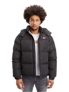 TOMMY HILFIGER KURTKA MĘSKA ZIMOWA TJM ALASKA PUFFER CZARNA r.XL