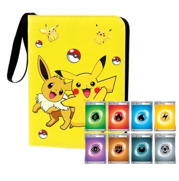 Album Klaser Na 400 Karty z Pikachu Gratis Prezent Oryginalna Karta Pokemon