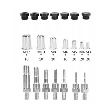 РУЧНАЯ ЗАКЛЕПКА-ГАЙКА RIVER 110 ЭЛЕМЕНТОВ M3 - КОРПУС M10