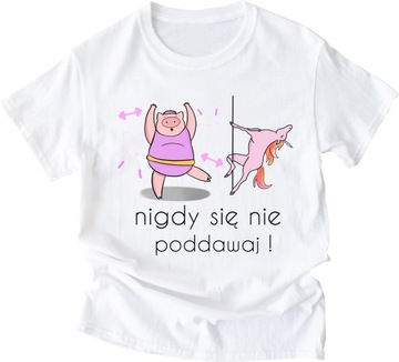 Koszulka damska dla kobiety motywacyjny nadruk XXL/3XL