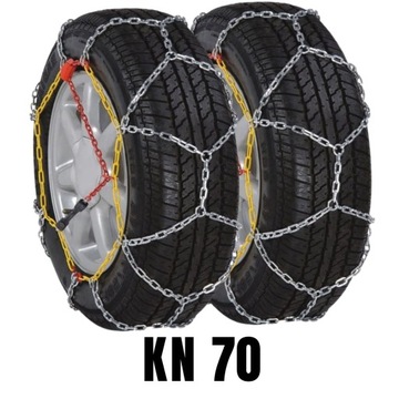 ŁAŃCUCHY ŚNIEGOWE NA KOŁA KN70 9mm O-NORM V5117 165/70R15 175/60R15