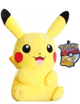 POKEMON PIKACHU ORYGINALNY MIĘKKA PODUSZKA MASKOTKA PLUSZAK 50 cm