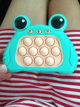 POP IT GRA ANTYSTRESOWA ZRĘCZNOŚCIOWA ELEKTRYCZNA niebieski