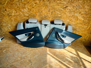 FOTELE KANAPA GRZANE BOCZKI M PAKIET BMW 3 F31 SKÓRA INDIVIDUAL HARMAN