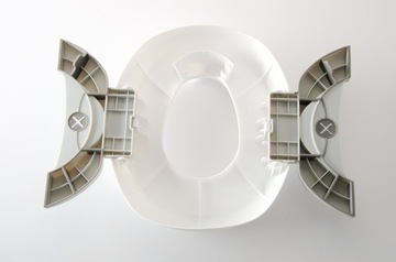 Переносной летний дорожный горшок 2-в-1 с 5 резиновыми вставками + сумка