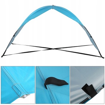 Складная двухместная пляжная тентовая палатка