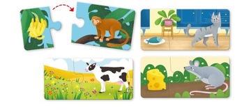 Что едят животные? Пазл для малышей