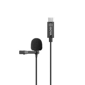 Boya BY-M3 — петличный микрофон с разъемом USB-C
