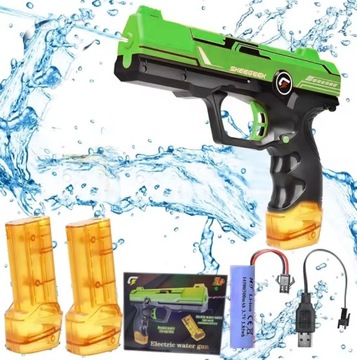 PISTOLET NA WODĘ ELEKTRYCZNY Wodny MIOTACZ Automatyczny na Akumulator USB