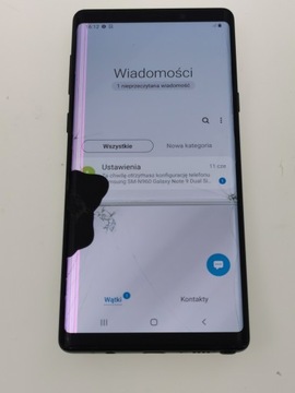 Samsung Galaxy Note 9 128GB czarny USZKODZONY