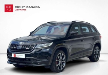 Skoda Kodiaq I RS 2.0 TDI 240KM 2020 Skoda Kodiaq RS 2.0 BiTDI 240KM DSG 4x4 LED KessyFull Virtual ACC ASO El.K
