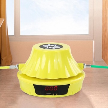 Электрическая скакалка с регулируемой скоростью, упражнения для всего тела, желтая