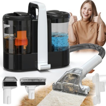 Silná Myčka Na Mokro I Sucho Pro Drhnutí Koberců A Pohovek 600W 15KPA 1.5L