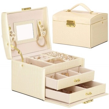 КОРОБКА-ОРГАНИЗАТОР ДЛЯ ЮВЕЛИРНЫХ УКРАШЕНИЙ ЭЛЕГАНТНЫЙ КОРОБКА ДЛЯ КАССЕТЫ