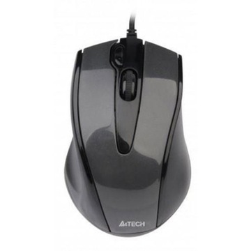 Mysz przewodowa A4Tech N-500F-1 V-Track USB czarno-szara