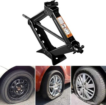 PODNOŚNIK SAMOCHODOWY LEWAREK TRAPEZOWY 1.5T+KLUCZ