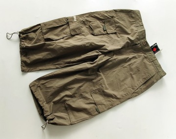 EFFECT NOWE spodenki bojówki khaki trekkingowe W36