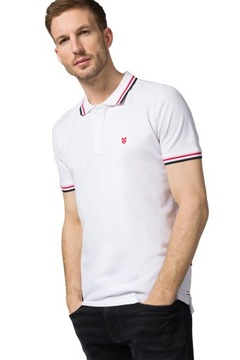Koszulka Polo Męska Biała Próchnik PM2 XL