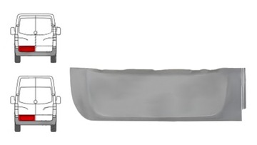 MERCEDES SPRINTER CRAFTER 06 REPERATURKA DRZWI TYŁ