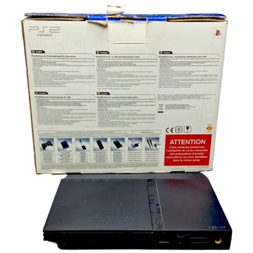 Комплект консоли Sony PlayStation 2 Slim SCPH-70004 Картонная коробка PAL PS2