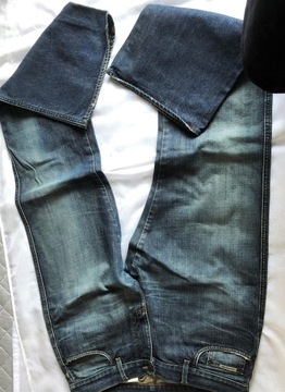 Calvin Klein spodnie proste jeansy L 34/34