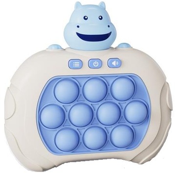 PUSH BUBBLE POP IT sensoryczna gra konsola z Hipopotamem zabawka na prezent